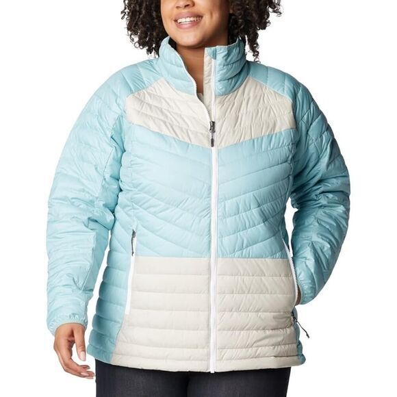 New! Columbia Powder Lite II Full Zip Insulated‎ Jacket plus Womens 2X - Picture 1 of 16